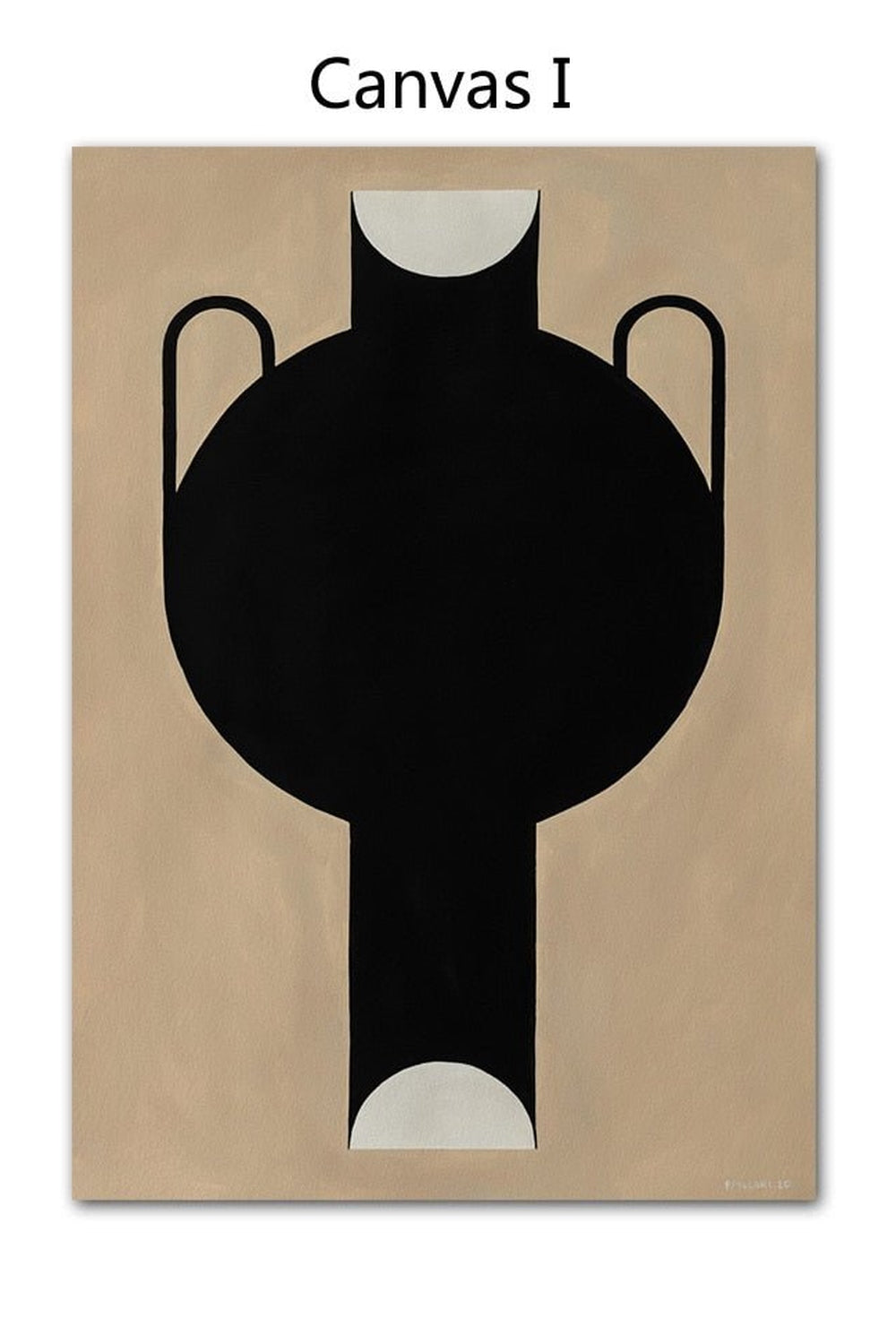 Canvas Art Print Poster – I