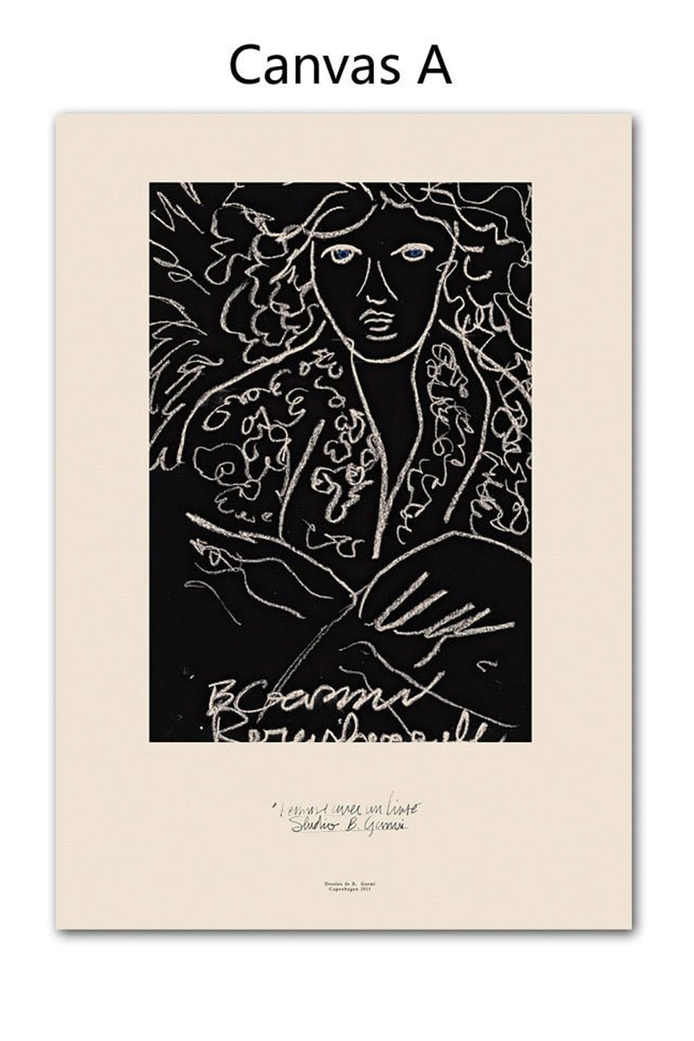 Canvas Art Print Poster – A