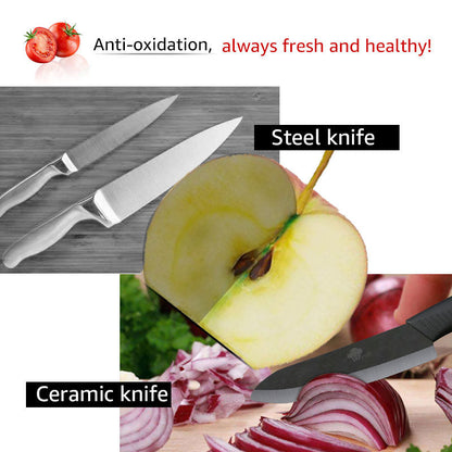 Chef's Mastery Knife Set in Ceramic for Kitchen Use