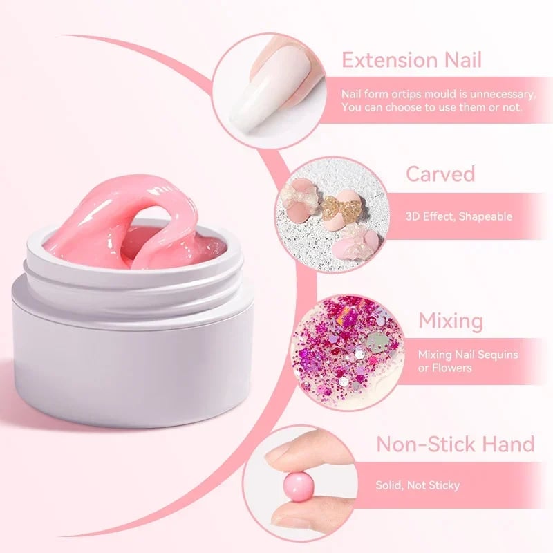 Elegant Nail Extension Gel for Flawless Manicures
