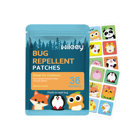 Gentle Herbal Mosquito Defense Stickers for Kids
