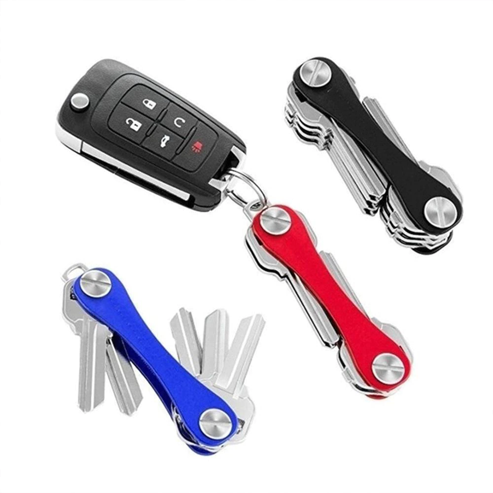 Compact Keychain Holder Clip – Mini Smart Key Ring