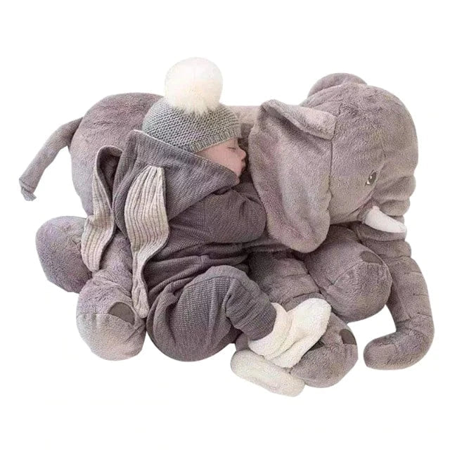 SnuggleSafe Elephant Plush Pillow