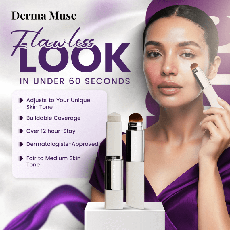 Color-Adjusting Makeup Stick with Built-In Brush | Lightweight Hydration | Infused with Hyaluronic Acid & Niacinamide