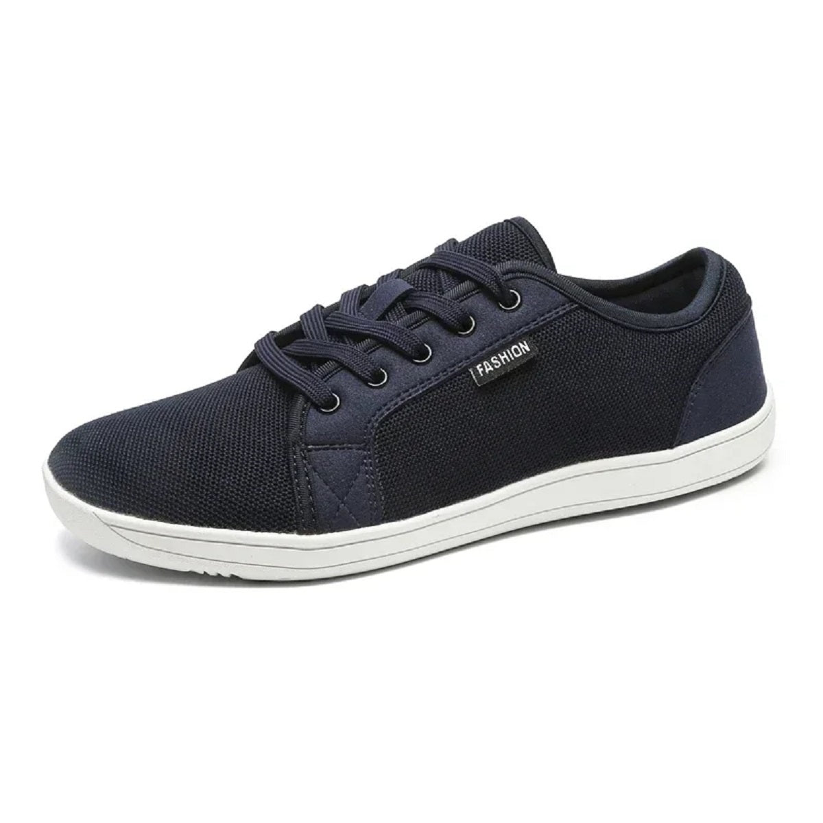 Breathable Minimalist Sneakers with Zero Drop Sole - Wide Fit Barefoot Shoes – Blue