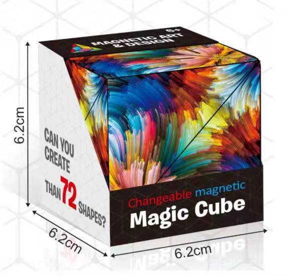 Creative 3D Shape Cube Puzzle – Fun Folding Game for Kids and Adults