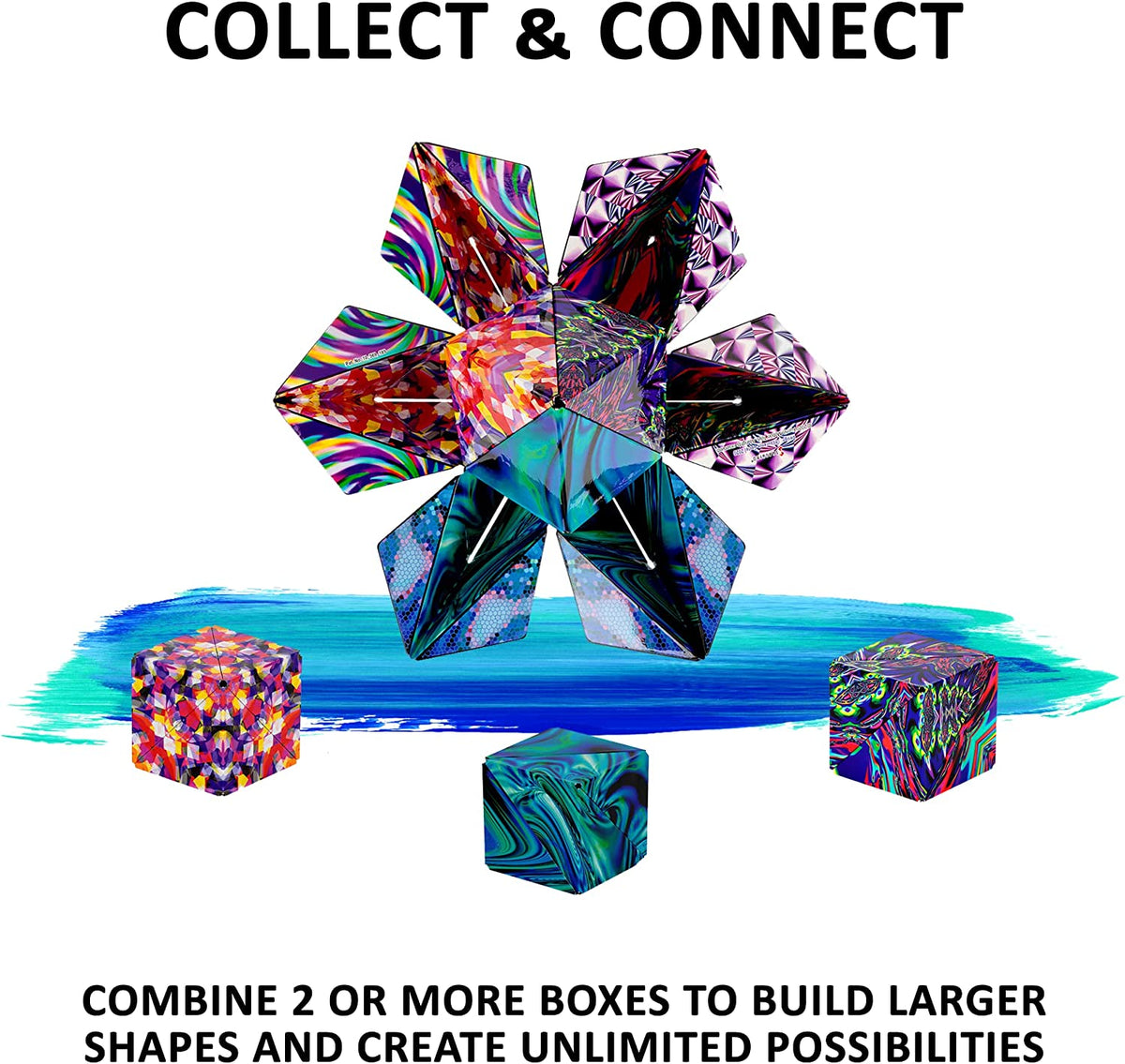 Creative 3D Shape Cube Puzzle – Fun Folding Game for Kids and Adults