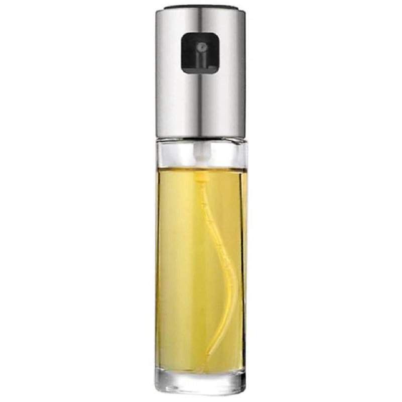 Vinegar Spray Bottle and Olive Oil Dispenser – Silver