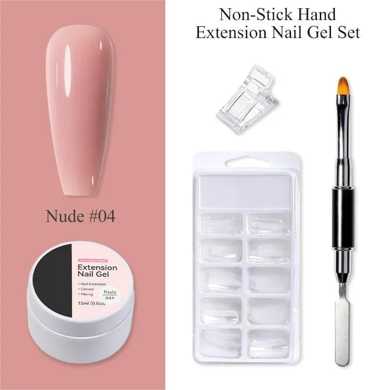 Elegant Nail Extension Gel for Flawless Manicures – 04#Nude