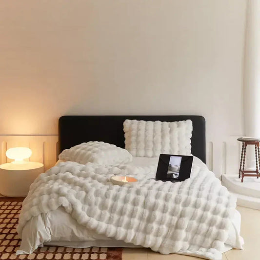 Cozy Fleece Blanket | Reversible Design