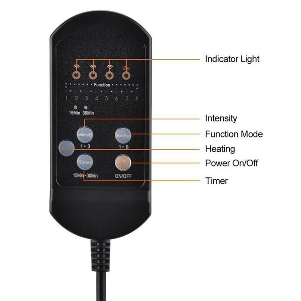 Heated Massage Seat Cushion for Ultimate Driving Comfort
