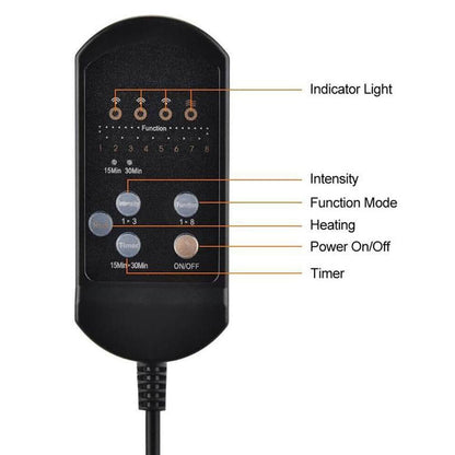 Heated Massage Seat Cushion for Ultimate Driving Comfort