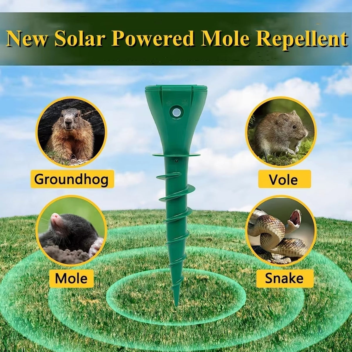 Solar Snake Repellent Device for Gardens in the UK