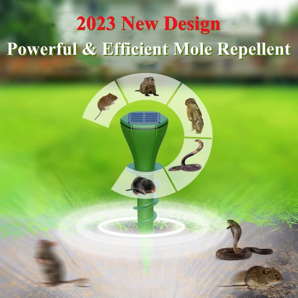 Solar Snake Repellent Device for Gardens in the UK