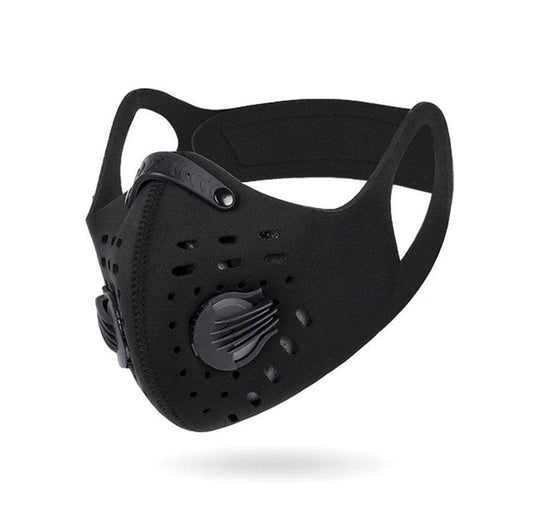 Lightweight Anti-Pollution Face Mask - Reusable Protective Design – Black