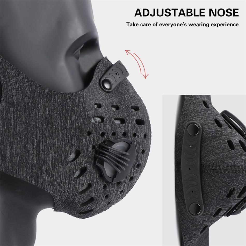Lightweight Anti-Pollution Face Mask - Reusable Protective Design – Black