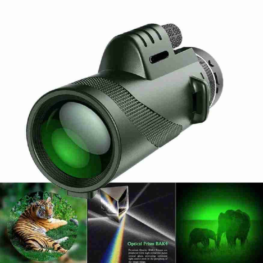 Compact Ultra-Zoom 600x Monocular – Lightweight HD Lens for Hiking, Birdwatching, Sports