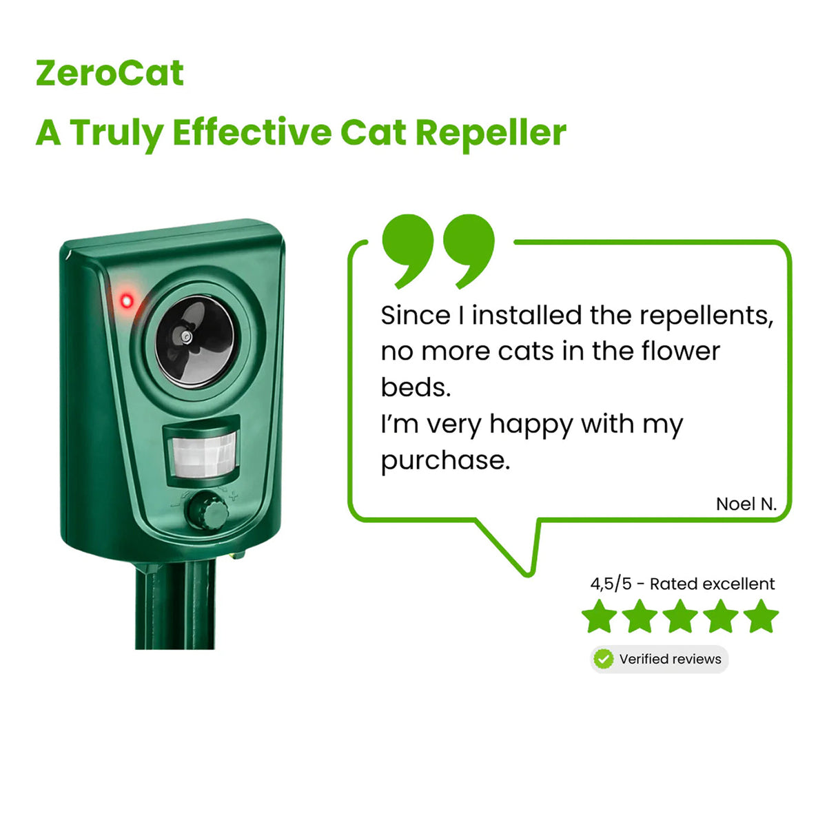 Sonic Cat Deterrent Device