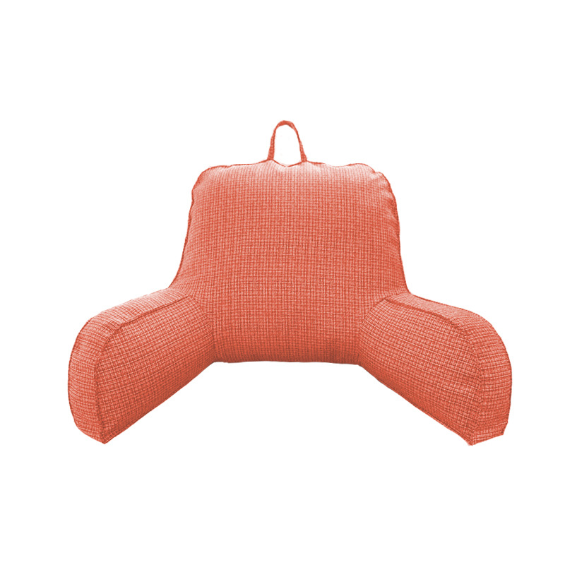 Shredded Memory Foam Lumbar Support Cushion - Therapeutic Reading Pillow – Orange B