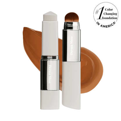 Color-Adjusting Makeup Stick with Built-In Brush | Lightweight Hydration | Infused with Hyaluronic Acid & Niacinamide
