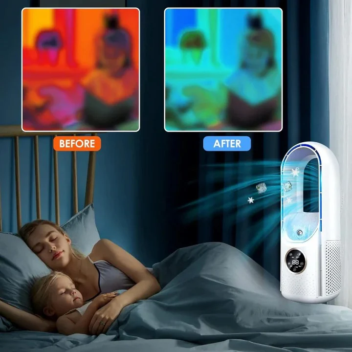 Portable Blade-Less Quiet Air Conditioner