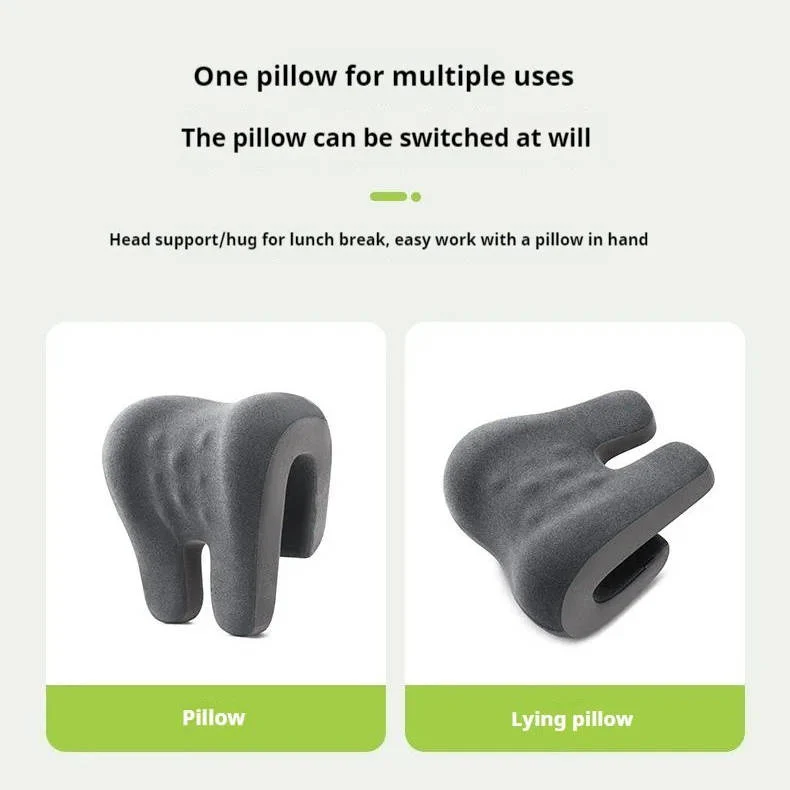 Ergonomic Neck and Head Support Cushion for Office Chairs