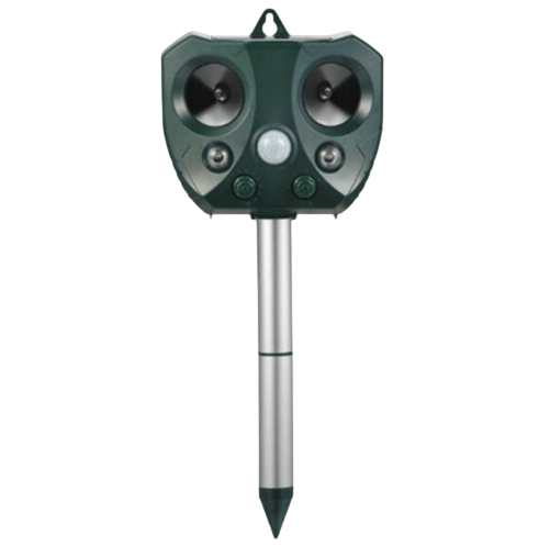 Solar-Powered Ultrasonic Pest Defender for Your Garden