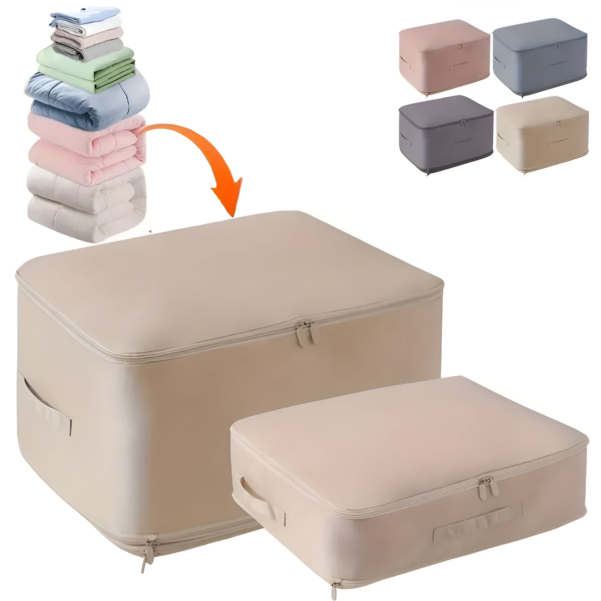 SpaceSaver Pro: Ultimate Compression Storage Solution – Beige