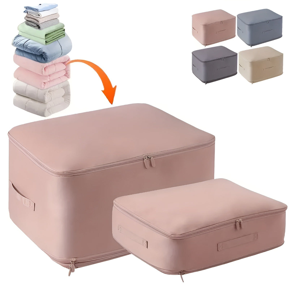 SpaceSaver Pro: Ultimate Compression Storage Solution – Pink