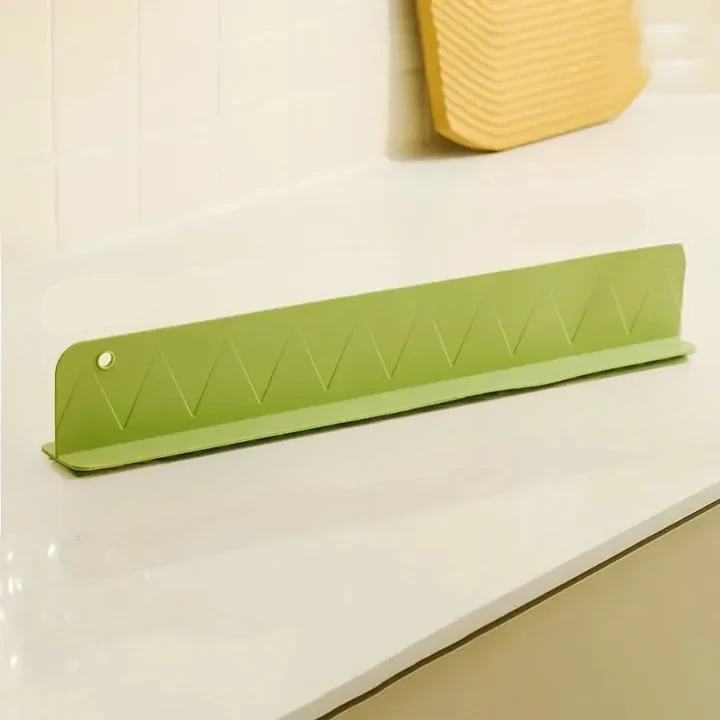 Silicone Splash Guard for Kitchen Sink – Green