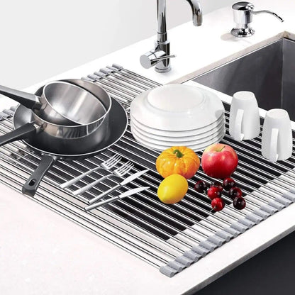 Versatile Kitchen Drying Rack for Effortless Clean-Up
