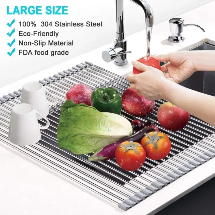 Versatile Kitchen Drying Rack for Effortless Clean-Up
