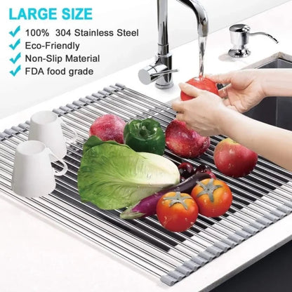Versatile Kitchen Drying Rack for Effortless Clean-Up