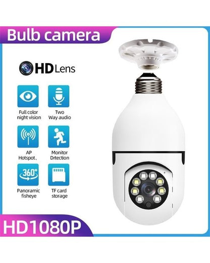 Smart Bulb Security Camera with HD Vision