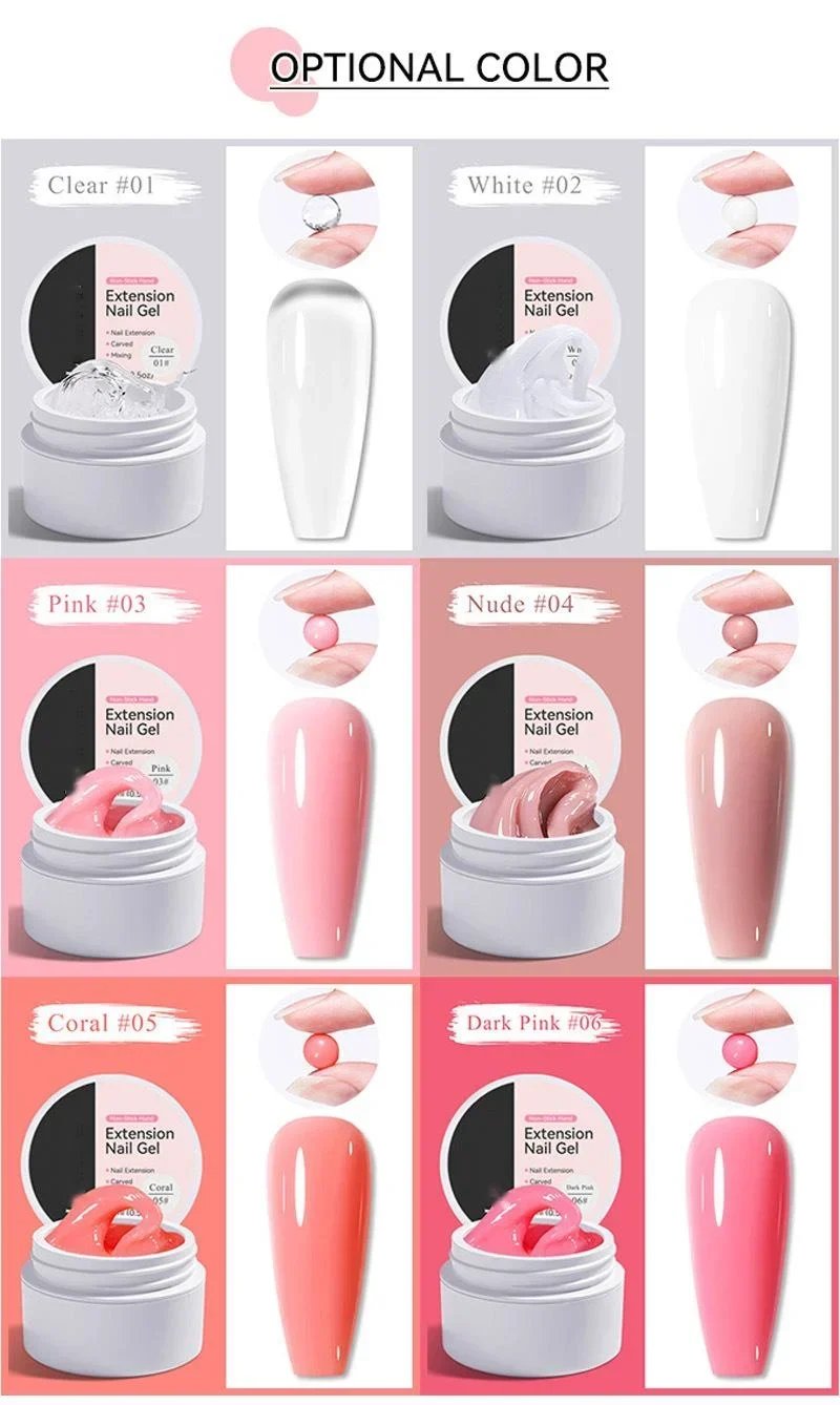 Elegant Nail Extension Gel for Flawless Manicures