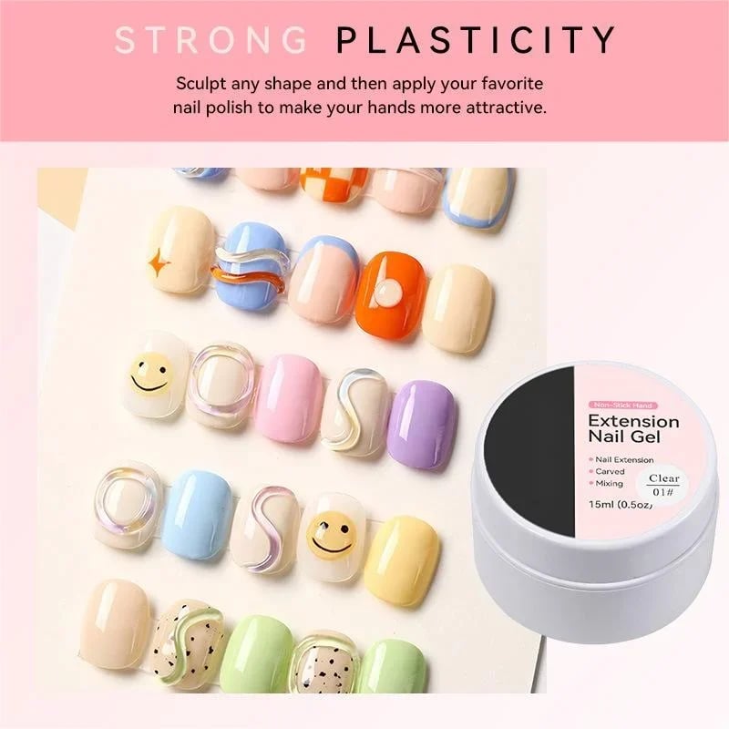 Elegant Nail Extension Gel for Flawless Manicures