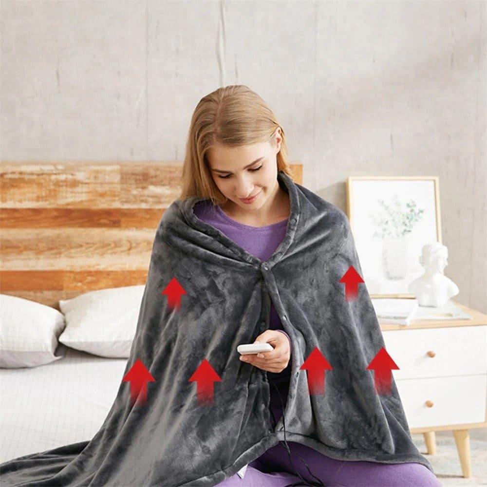 USB Heated Comfort Blanket for Cozy Warmth Anywhere