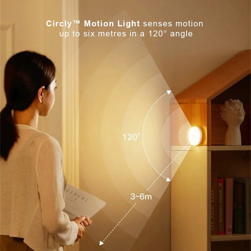 Wireless Rechargeable Lamp with Motion Sensor – Automatic LED Lighting for Hallway, Closet & Bedroom
