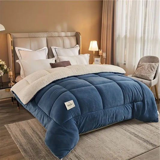 Winter Duvet | Quilted & Triple-Layered | Checkered Design