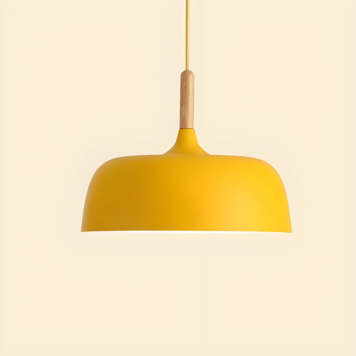 Nordic Pendant Lamp – LED Light Fixture by AltoLume – Yellow