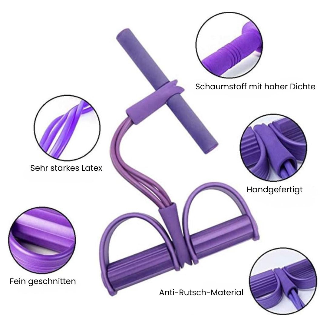 Comprehensive Elastic Band Set for Total Body Fitness