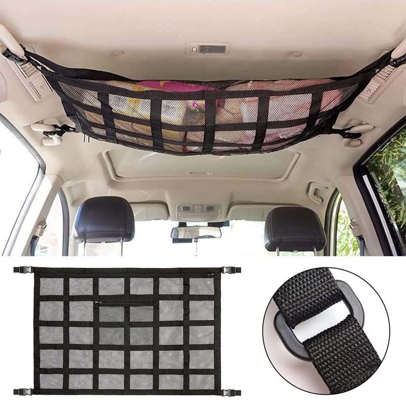Elevate Your Car's Storage with a Smart Overhead Cargo Net