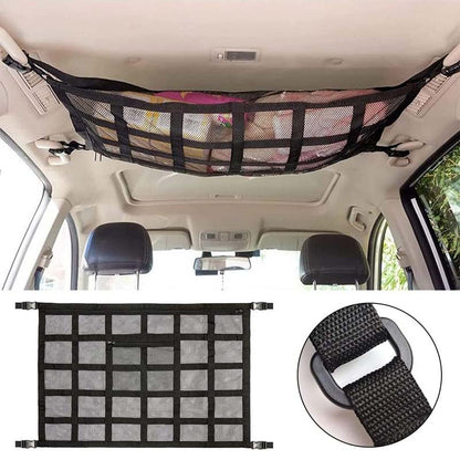 Elevate Your Car's Storage with a Smart Overhead Cargo Net
