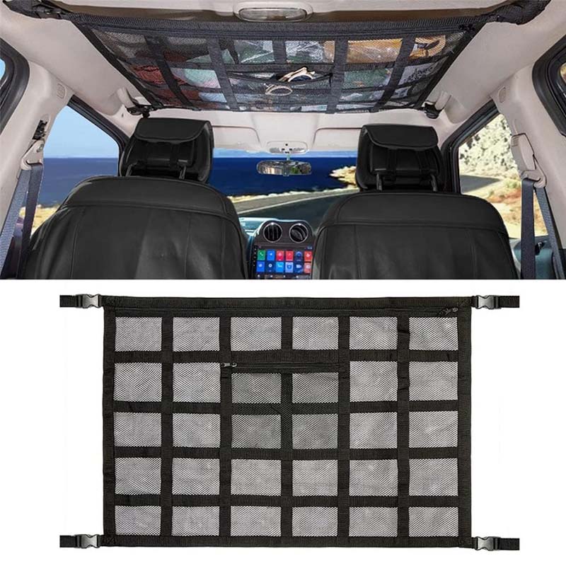 Elevate Your Car's Storage with a Smart Overhead Cargo Net
