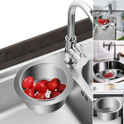 Triangular Stainless Steel Kitchen Sink Strainer Basket