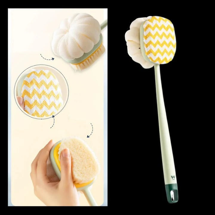 Exfoliating Bath Brush with Body Scrubber