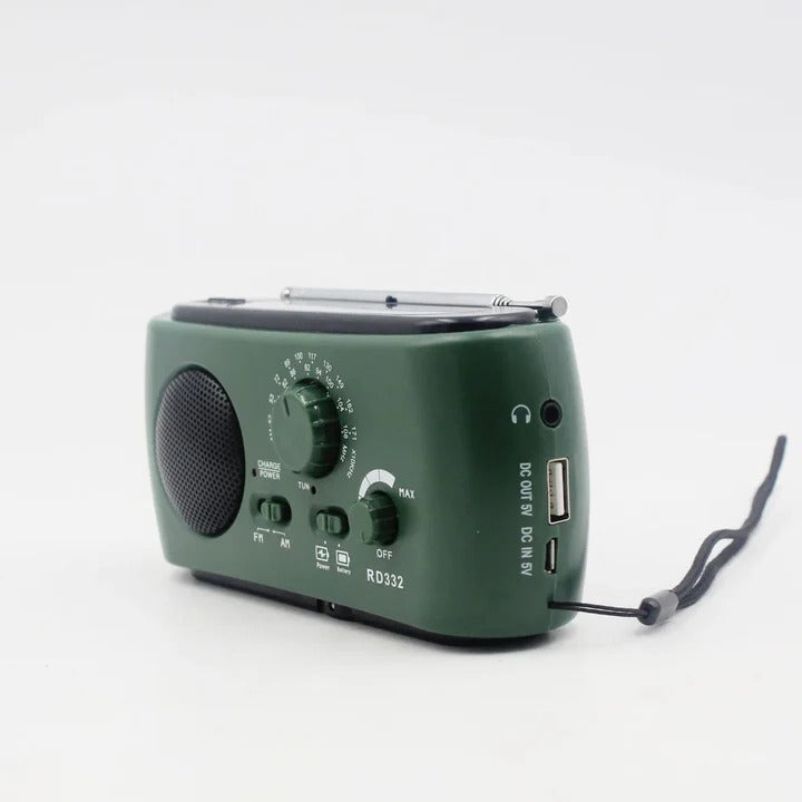 Emergency Portable Radio for Outdoor and Travel Use