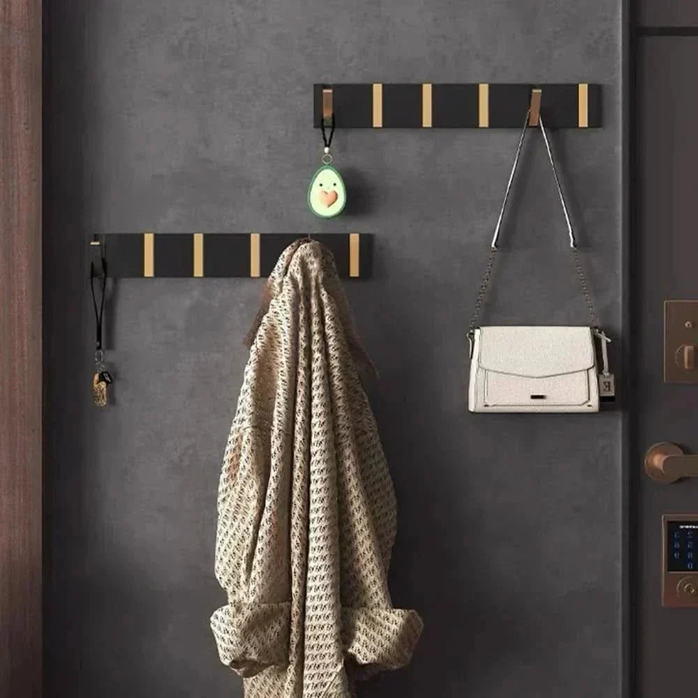 Stylish Stainless Steel Wall Hook – Foldable, Space-Saving Hanger for Bathroom and Living Areas