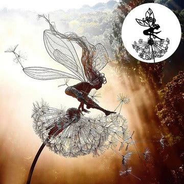 Steel Garden Sculptures in Fairy Design