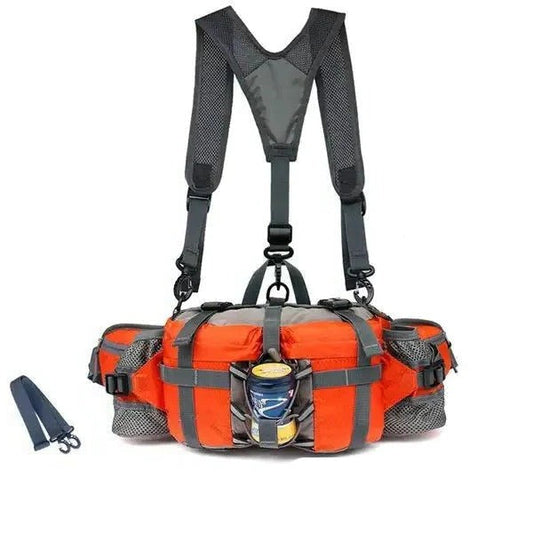 Versatile Outdoor Sports Waist Pack - Adventure Ready – Orange